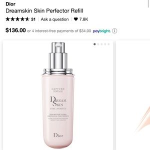 Dior dreamskin refill 50ml